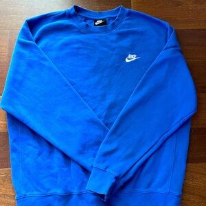 Large Nike Royal Blue Crew Neck